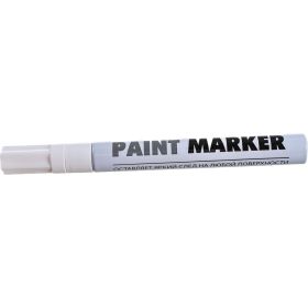 Маркер-краска INFORMAT PAINT PROFESSIONAL 4 мм, белый, круглый, нитро-основа KRR04W (артикул 17934901) – фото 1