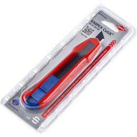 Универсальный нож Knipex, CutiX, 165 мм, для стандартных отламывающихся лезвий на 18 мм, KN-9010165BK (артикул 18658014) – фото 2