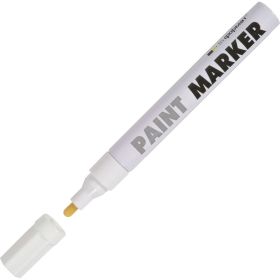 Маркер-краска INFORMAT PAINT PROFESSIONAL 4 мм, белый, круглый, нитро-основа KRR04W (артикул 17934901) – фото 2