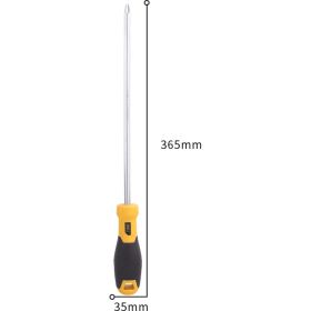 Крестовая отвертка DELI DL638250 PH3x250мм (магнит, TPR+PP ручка) 98373 (артикул 23397057) – фото 2