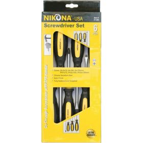 Набор ударных отверток NIKONA 6шт, 27-266 (артикул 16230557) – фото 2
