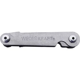 Резьбовой шаблон WIEDERKRAFT резьбомер, шагомер, 60 град и 55 град WDK-MG5560 (артикул 24358893) – фото 3