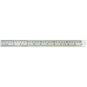 Металлическая линейка Attache 30 см 12х1 35821 (артикул 16342578) – фото 1