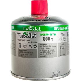 Газовый баллон Turbojet ПРОПАН-БУТАН 500 г, резьба 7/16 TJ800PB (артикул 18809544) – фото 3