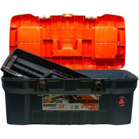 Ящик для инструмента Энкор Expert 22" черно-оранжевый 80083 (артикул 15036968) – фото 2