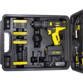 Набор инструмента WMC TOOLS 57 предметов, с аккумуляторным шуруповертом WMC-1057 (артикул 27098900) – фото 5