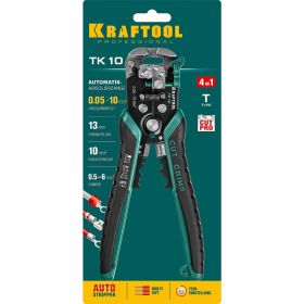 Стриппер KRAFTOOL TK-10 автоматический, многофункциональный, 0.05 - 10 мм2, 22639 (артикул 16086596) – фото 5