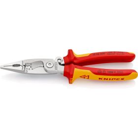 Электромонтажные клещи Knipex VDE, 6-в-1, зачистка: 0.75 - 1.5 + 2.5 мм, L-200 мм, KN-1396200SB (артикул 17751862) – фото 7