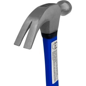 Молоток-гвоздодер vertextools 225 г, фибергласовая обрезиненная рукоятка 10-25-225 (артикул 26127551) – фото 5