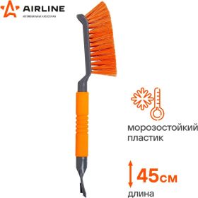 Щетка от снега и льда Airline с эргономичной рукояткой + скребок ABRN017 (артикул 22820613) – фото 3