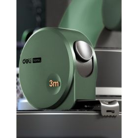 Рулетка DELI home series green ht8316l 3мх16мм, эксклюзивный дизайн, корпус из софттач пластика, противоскользящая резиновая вставка, подарочная упаковка 112895 (артикул 26146109) – фото 7