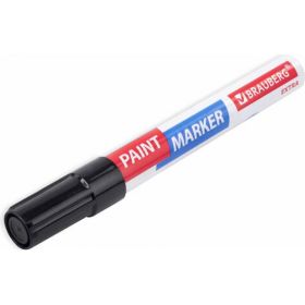 Лаковый маркер-краска BRAUBERG EXTRA paint marker 4 мм, черный, улучшенная нитро-основа, 151979 (артикул 16727891) – фото 2