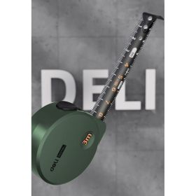 Рулетка DELI home series green ht8316l 3мх16мм, эксклюзивный дизайн, корпус из софттач пластика, противоскользящая резиновая вставка, подарочная упаковка 112895 (артикул 26146109) – фото 2