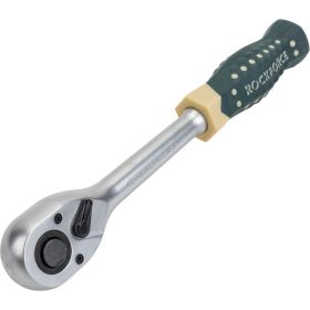 Реверсивная усиленная трещотка с резиновой ручкой 1/2 ROCKFORCE RF-80242A (артикул 15991024) – фото 5