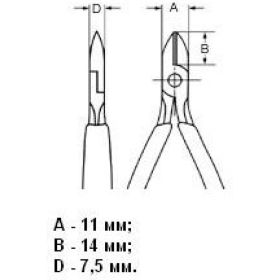 Бокорезы для электроники Knipex KN-7702115ESD (артикул 14978227) – фото 2