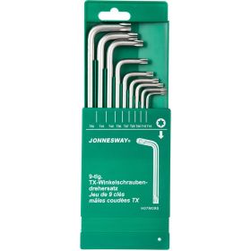 Комплект угловых ключей TORX Jonnesway H07M09S (артикул 13938686) – фото 2
