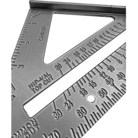 Столярный угольник плотника vertextools алюминий, 180мм 3040-180 (артикул 26089313) – фото 3
