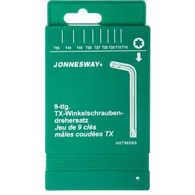 Комплект угловых ключей TORX Jonnesway H07M09S (артикул 13938686) – фото 3