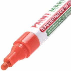 Маркер-краска BRAUBERG paint marker лаковый, 4 мм, оранжевый, без ксилола, без запаха 151437 (артикул 16475206) – фото 4