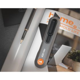 Технический нож DELI home series gray ht4008c Т-образное лезвие, эксклюзивный дизайн, софттач пластик, безопасная конструкция, подарочная упаковка 112885 (артикул 26146019) – фото 6