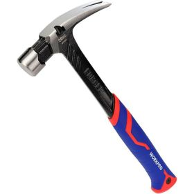 Молоток-гвоздодер WORKPRO 560г цельнометаллический WP241014 (артикул 23306691) – фото 5