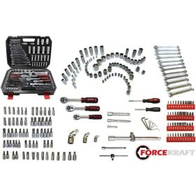 Набор инструментов FORCEKRAFT 216 пр. 1/4, 3/8, 1/2 6гр., 4-32 мм 50468 FK-38841New (артикул 19837576) – фото 4