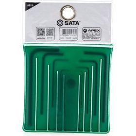 Шестигранники SATA 8 предметов угловые мини пластиковый блистер 09119 (артикул 23231570) – фото 5
