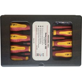 Набор изолированных отверток BIST в пластиковом футляре 8 шт, Cr-V, VDE, SL 0.5x3.0x75 BWD541B (артикул 21729970) – фото 2