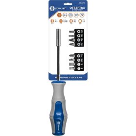 Отверточная рукоятка Ultra Grip с набором бит КОБАЛЬТ 646-676 (артикул 15536592) – фото 4
