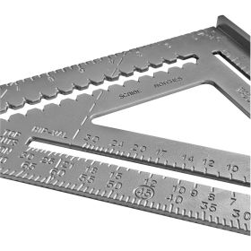 Столярный угольник плотника vertextools алюминий, 300мм 3040-300 (артикул 26089295) – фото 4