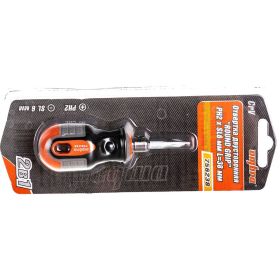 Стержневая двусторонняя отвертка Ombra ROUND GRIP РН2,SL6x38 мм 756238 55773 (артикул 15875195) – фото 5