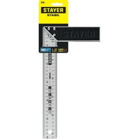 Столярный угольник STAYER Stabil 300 мм с нержавеющим полотном 3431-30_z02 (артикул 16784797) – фото 4