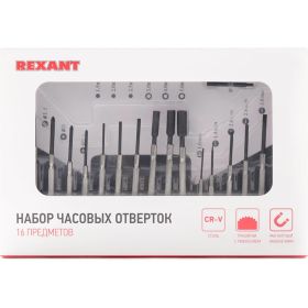 Набор часовых отверток REXANT 16 предметов ht-16 12-6051 (артикул 16129782) – фото 8