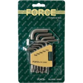 Набор Г-образных ключей FORCE Т10-Т50 9 предметов 5098 (артикул 15602764) – фото 3