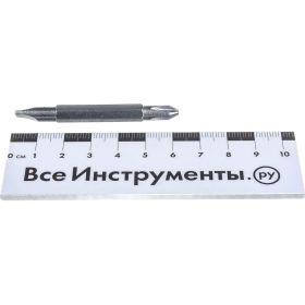 Комбинированная отвертка ТУНДРА 2 в 1 PH2 и SL6 х 38 мм, без магнита, 2К рукоятка 1858814 (артикул 16376670) – фото 3