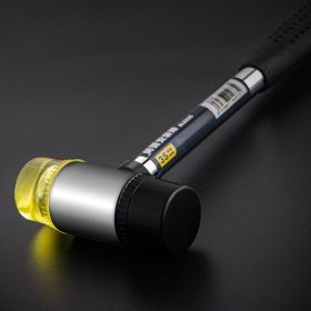 Рихтовочный молоток DELI DL5340 длина 315 мм, боек резина+пластик, стальная рукоять 104491 (артикул 23753271) – фото 2