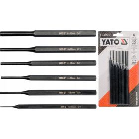 Набор выколоток YATO 1,5-8мм 6 предметов YT-47121 (артикул 16326707) – фото 1