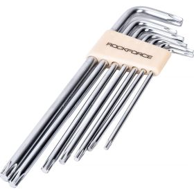 Набор TORX экстрадлинных ключей ROCKFORCE Т10-Т40 7пр. RF-5071XL (артикул 16281400) – фото 3