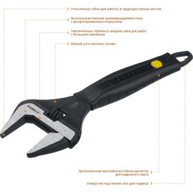 Разводной ключ Stayer COBRA, 250 / 50 мм, 27264-25 (артикул 15950479) – фото 4