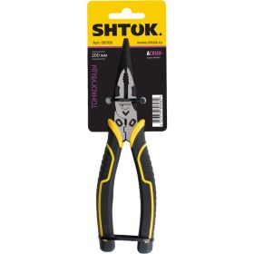 Тонкогубцы SHTOK серия ACRUX, 200 мм 08506 (артикул 24956961) – фото 8