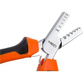 Клещи NEO Tools для обжима наконечников 0.25-2.5 мм2, 140 мм 01-532 (артикул 21251764) – фото 2