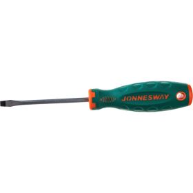 Стержневая шлицевая отвертка Jonnesway D71S6100 ANTI-SLIP GRIP, SL6.5x100 мм 49954 (артикул 15958148) – фото 4