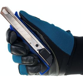 Канцелярский нож Attache 18 мм с фиксатором и металлическими направляющими 954213 (артикул 16344266) – фото 2