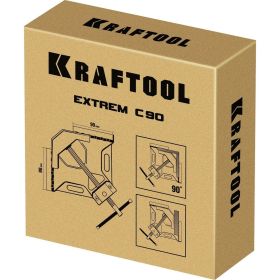 Экстрамощная стальная угловая струбцина для сварочных работ KRAFTOOL Extrem C90 32201 (артикул 20572972) – фото 4