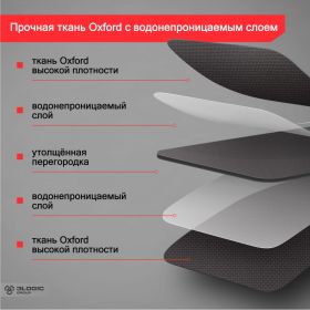Сумка для инструментов с жестким пластиковым дном DELI dl430318 430x200x290 мм, 14 карманов, плечевой ремень, ткань Оксфорд 1680d 111106 (артикул 26158091) – фото 16