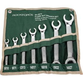 Набор разрезных ключей ROCKFORCE 7пр на полотне RF-5075 (артикул 16254441) – фото 6