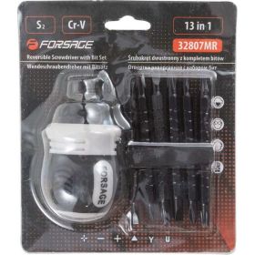 Реверсивная отвертка Forsage с набором специальных бит, в блистере F-32807MR 51770 (артикул 24457929) – фото 3