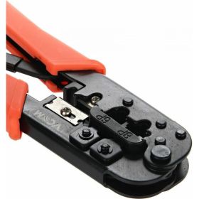 Обжимные клещи VCOM для разъемов RJ45, RJ12, RJ11, 6p6c,8p8c, с фиксатором NT082 (артикул 16170985) – фото 3
