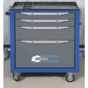 Инструментальная тележка Toollbox серии standart TBS-4 RAL 5005 (артикул 23388441) – фото 2