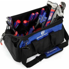Сумка для инструмента WORKPRO 640D 510x260x290 мм, с широким горлом, на молнии, с пластиковым дном WP281026 (артикул 23424105) – фото 9